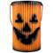 3 Piece Black & Orange Metal Pumpkin Lantern Halloween Decoration Set